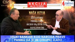 VELIKI BANKARI KOD NARODA PRAVE PANIKU DA BI IM OTKUPILI ZLATO